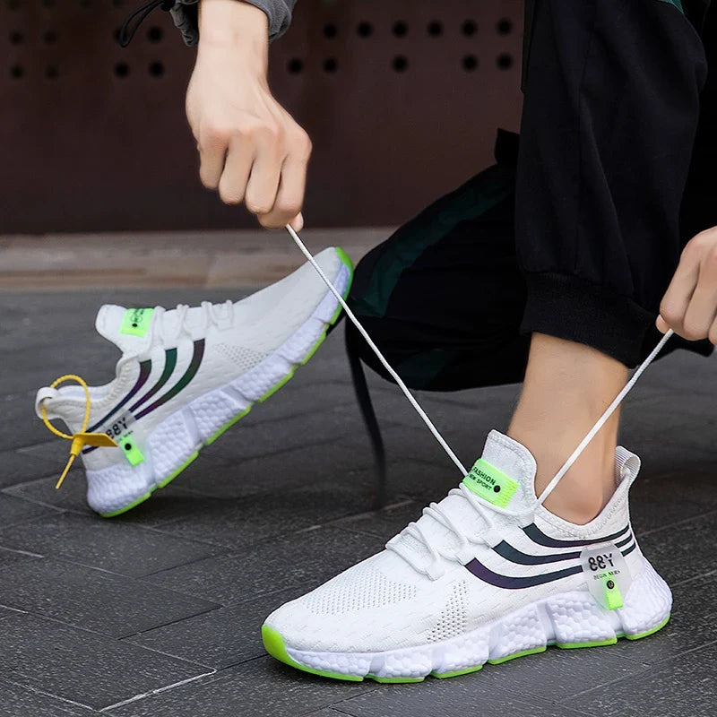 Sneakers Women Breathable Fashion Running Shoes Comfortable Casual Shoes Unisex Men Tenis Masculino Lightweiht Sports Shoes LadyShow.Store