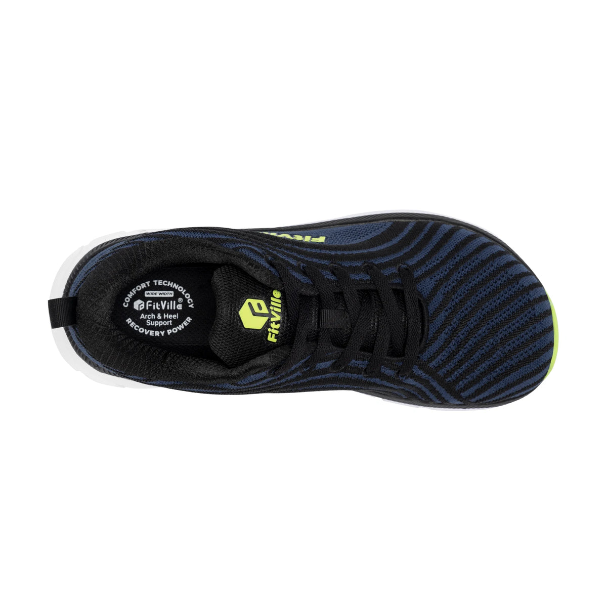FitVille Wide Toe Box Shoes for Men Cushioned Well Extra Wide Width Shoes Non Slip Wide Lightweight Breathable Running Shoes Pi-Mart