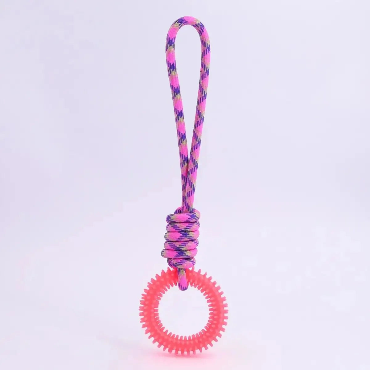 Dog Toys Chew Resistant Nylon Rope Toys Pet Colorful Woven Knot Rubber Toys Dog Self Fun Outdoor Swimming Toys Pet Supplies Pi-Mart