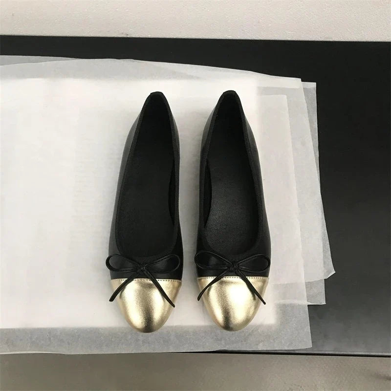 2026 New Spring Butterfly-knot Women Loafer Elegant Mix Colors Slip On Shoes Laides Comfort Soft Sole Ballet Flats Single Shoes LadyShow.Store