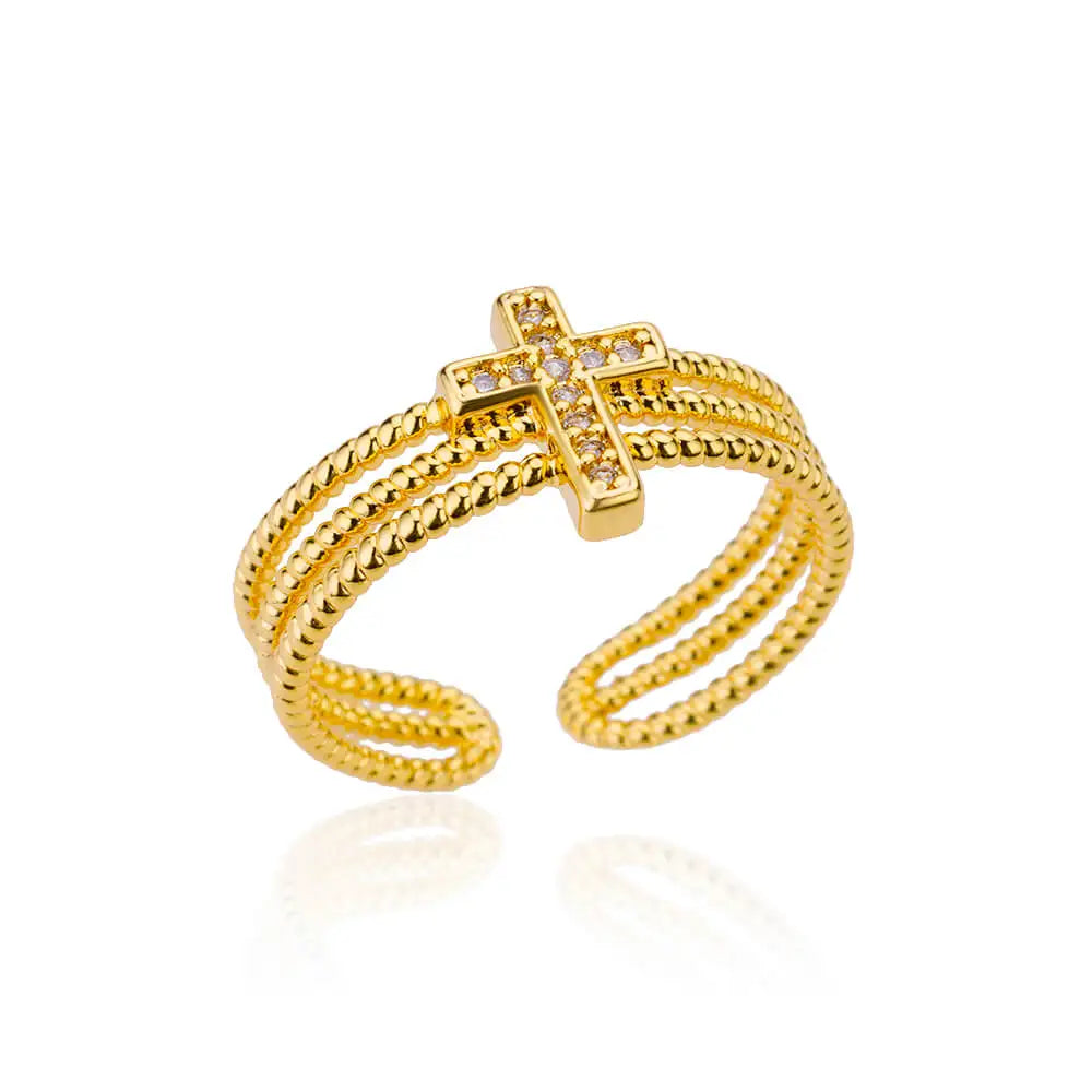 316L Stainless Steel Rings for Women Gold Color Never Fade Luxury Classic rings wedding couple rings Jewelry Free Shipping Pi-Mart