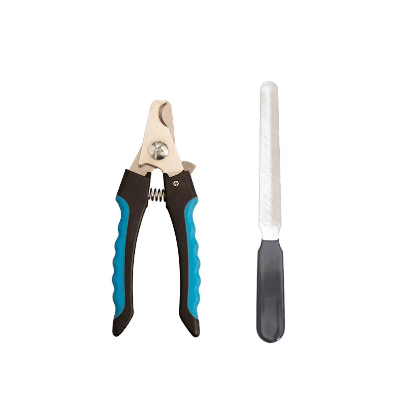 Pet Nail Clippers with Sickle Large Dog Nail Clippers Nail Clippers Multifunctional Teddy Cat Stainless Steel Grooming Scissors Pi-Mart