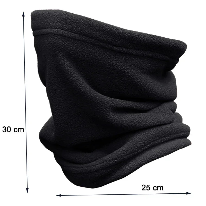 Winter Warm Unisex Windproof Motorcycle Riding Mask New Polar Fleece Neck Scarf Warmer Ski Outdoor Sports Balaclavas Tube Mask Pi-Mart