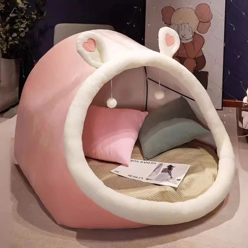Cute Oversized Adult Child Plush Tent Cozy House Lazy Person Sofa On The Ground Cat's Nest Christmas Cushions Sitting Cushion Pi-Mart