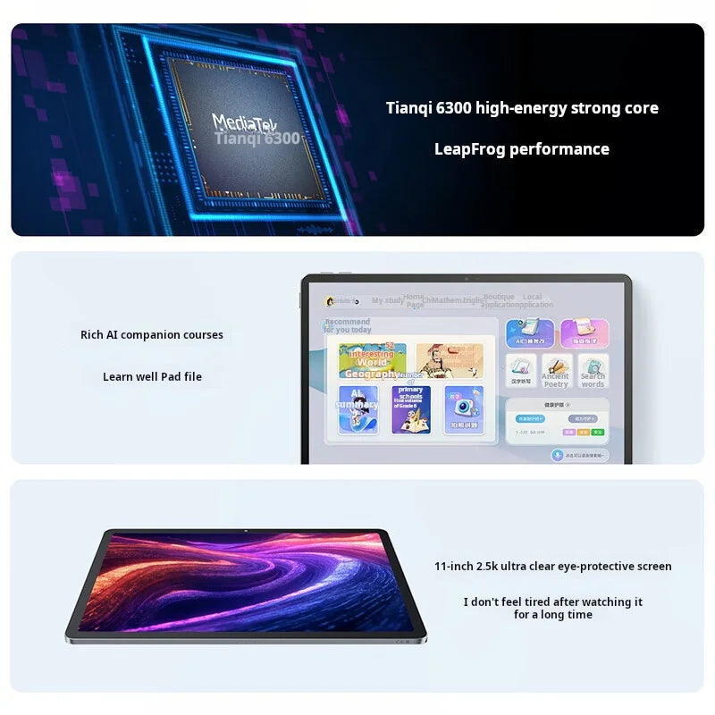Lenovo Xiaoxin Tablet 11 (2025 Model) 11-inch Tablet PC, Student Tablet, 2-in-1 Pad, Official Genuine Product Pi-Mart