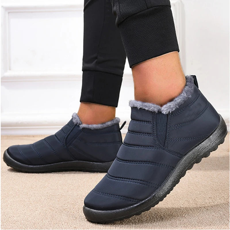 Shoes Waterproof Winter Men Sneakers Fashion Men's Casual Shoes Breathable Soft Classic Sneakers Man Slip On Ankle Shoes Male Pi-Mart