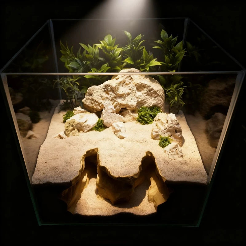 Hiding House for Fish,Shrimp and Reptiles,Landscaping Ornament,3D-Printed Aquarium Decoration,Fish & Aquatic Pet Supplies Pi-Mart