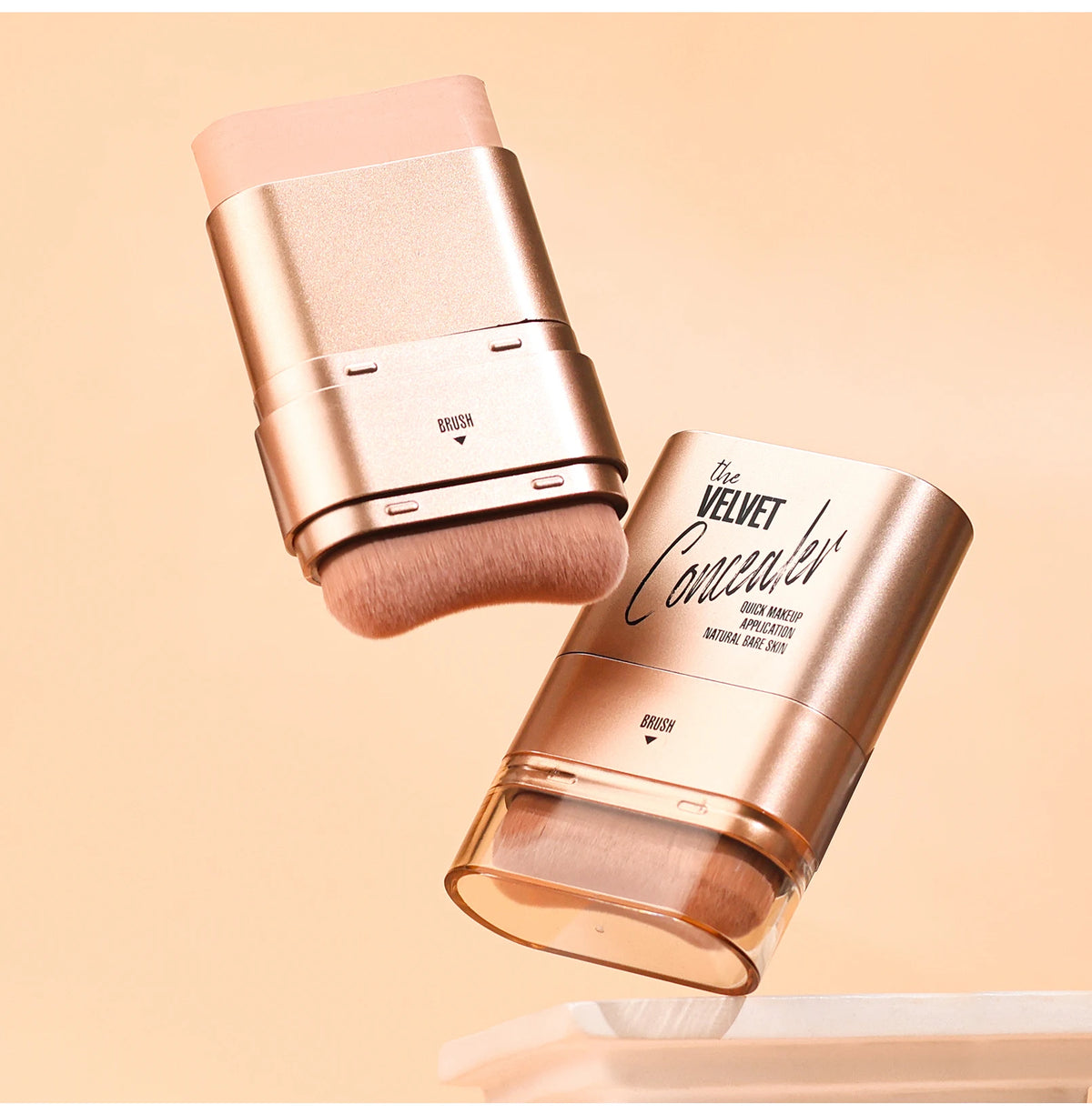 Face Foundation Contour Stick Long-wear Lightweight Brighten Stick Face Concealer Blemish Contouring Beauty Makeup Pi-Mart