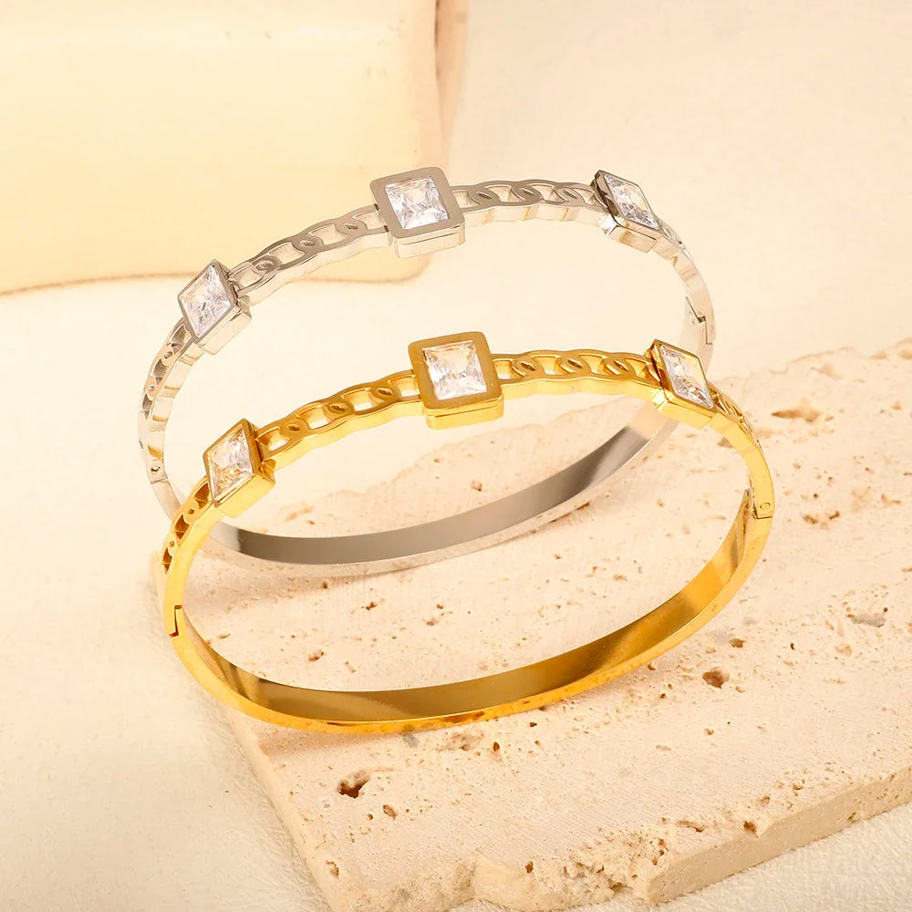 Fashion Simple Stainless Steel Bracelet Pi-Mart