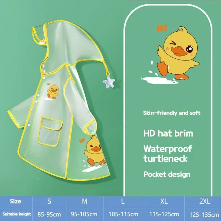 Special Raincoats for School Students Boys And Girls Waterproof Outdoor Rain Jackets  Protective Coats Pi-Mart
