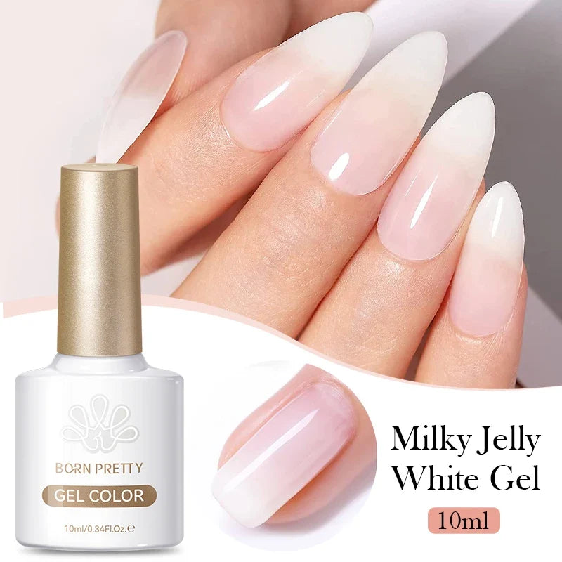 BORN PRETTY 10ml Base Gel Top Coat Rubber Gel Reinforcement Gel for Nails Tools Soak Off UV LED Nail Varnish Function Gel Tri Light Beauty
