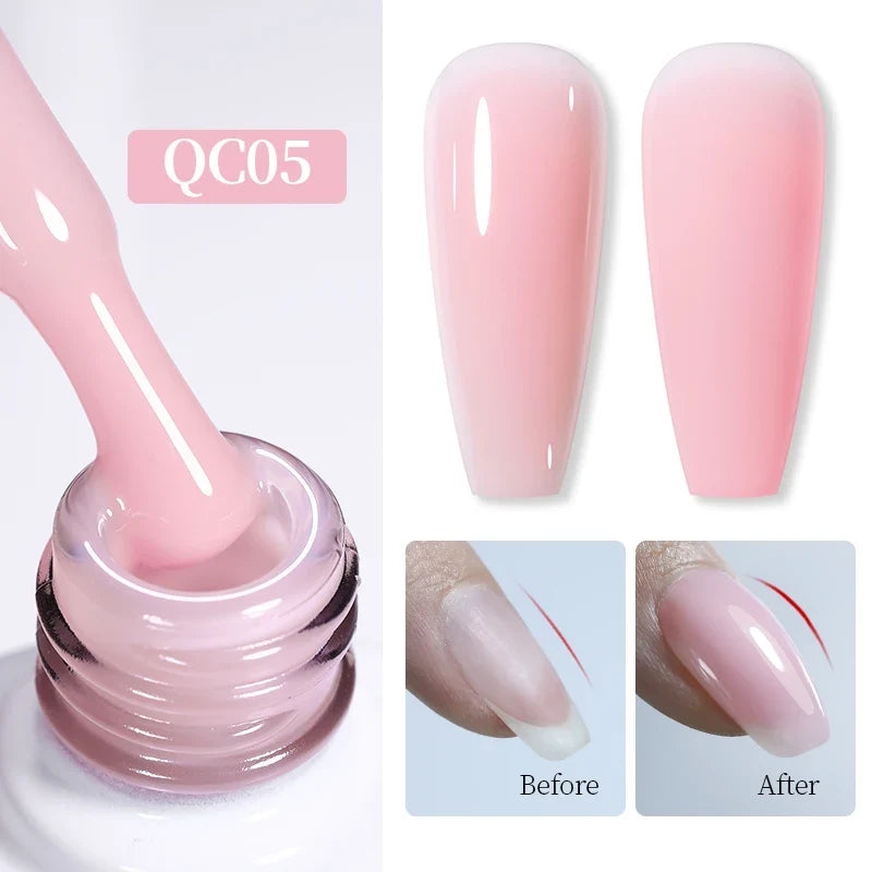 BORN PRETTY 10ml Jelly Nude Gel Nail Polish 50 Colors Semi Transparent Nail Art Nail Supplies Soak off UV LED Nails Gel Varnish Tri Light Beauty