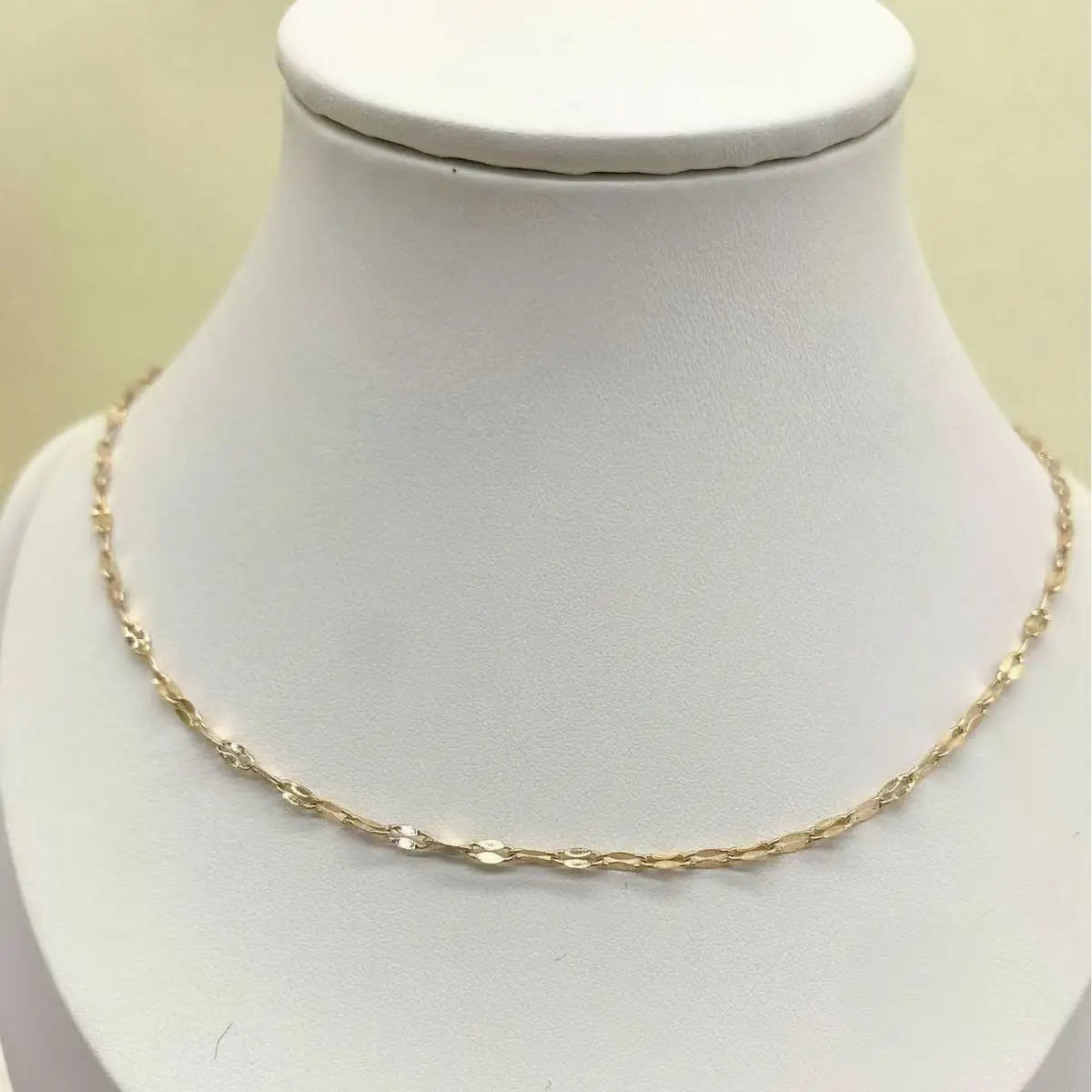 1PCS45+5cm fashionable and simple loose O-shaped collarbone chain necklace, suitable for single or stacked wearing, can be DIY Pi-Mart