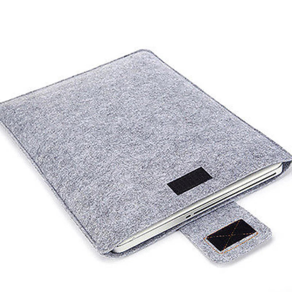Solid Color Felt Sleeve Tablet Storage Bag Slim Cover Case for MacBooks Air pro 13 Inch Pi-Mart