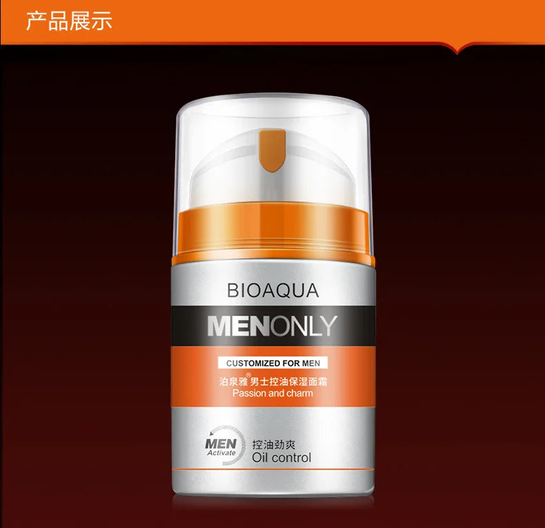 BIOAQUA Men Deep Hydrating Face Cream Moisturizing Oil-control Anti Wrinkle Essence Face Cream Facial Cream Skin Care Pi-Mart