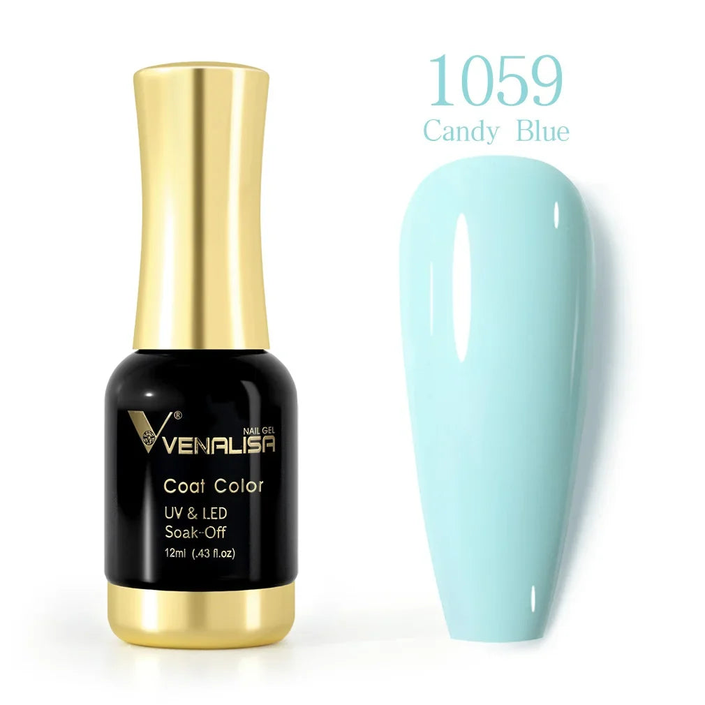 VENALISA Nail Gel Varnish TPO FREE Soak Off UV LED Organic Odorless Enamels Nail Art Colors 12ml 120Colors UV Gel Nail Polish Tri Light Beauty