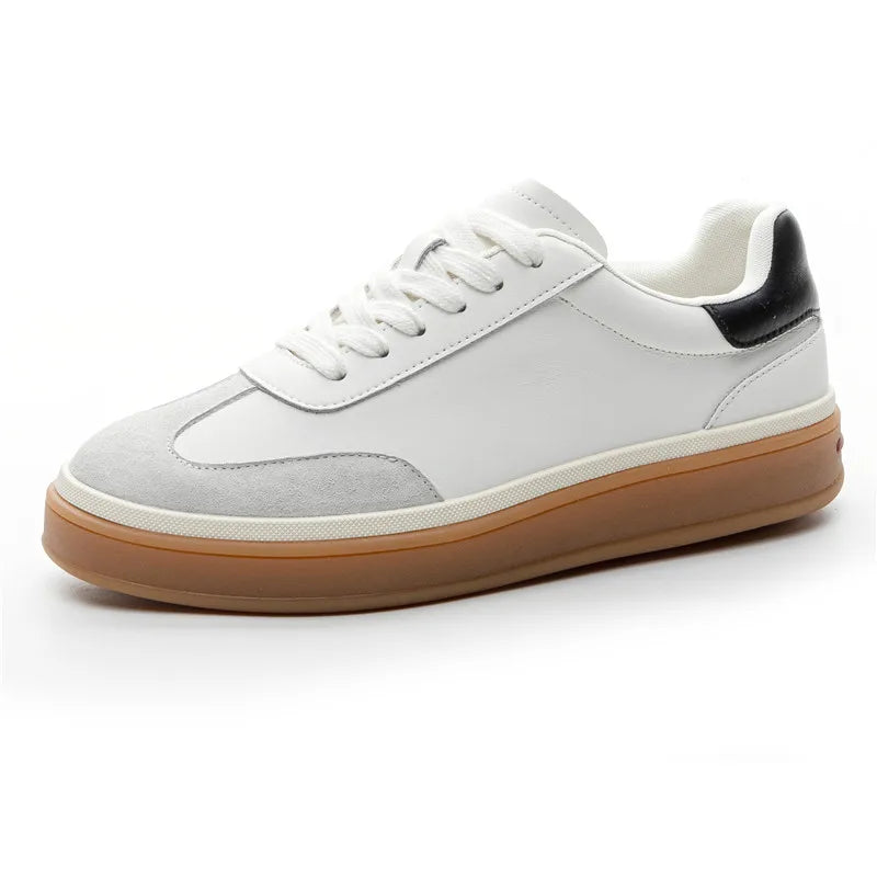 MORAZORA 2026 New Genuine Leather Shoes Women Sneakers Lace Up Spring Summer Fashion Platform Flats Ladies Casual Shoes Pi-Mart