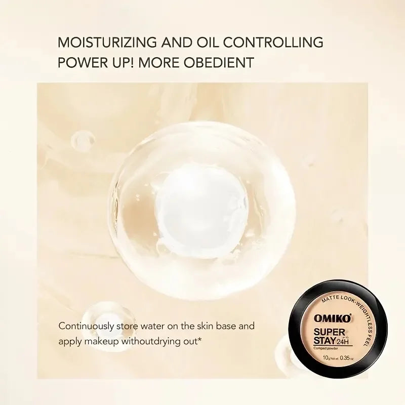 Loose Powder 3Colors Face Pressed Powder Long Lasting Oil Control Makeup Mineral Powder Natural Concealer Contour Face Cosmetics Tri Light Beauty