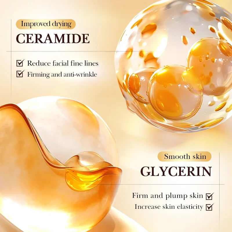 SADOER 24k Golden Collagen Facial Masks Anti Wrinkle Firming Moisturizing Anti-Aging Face Mask Beauty Facial Skin Care Products Tri Light Beauty