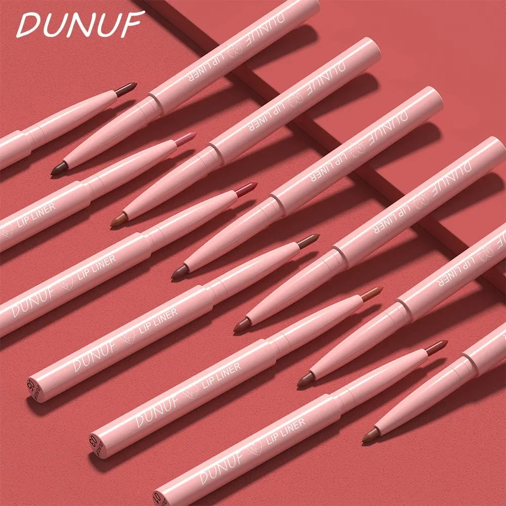 Lip Liner Pencil Long-Lasting Matte Creamy Plumping Lip Stain Waterproof Natural Nude Brown Slim Lip Liner Makeup Pi-Mart