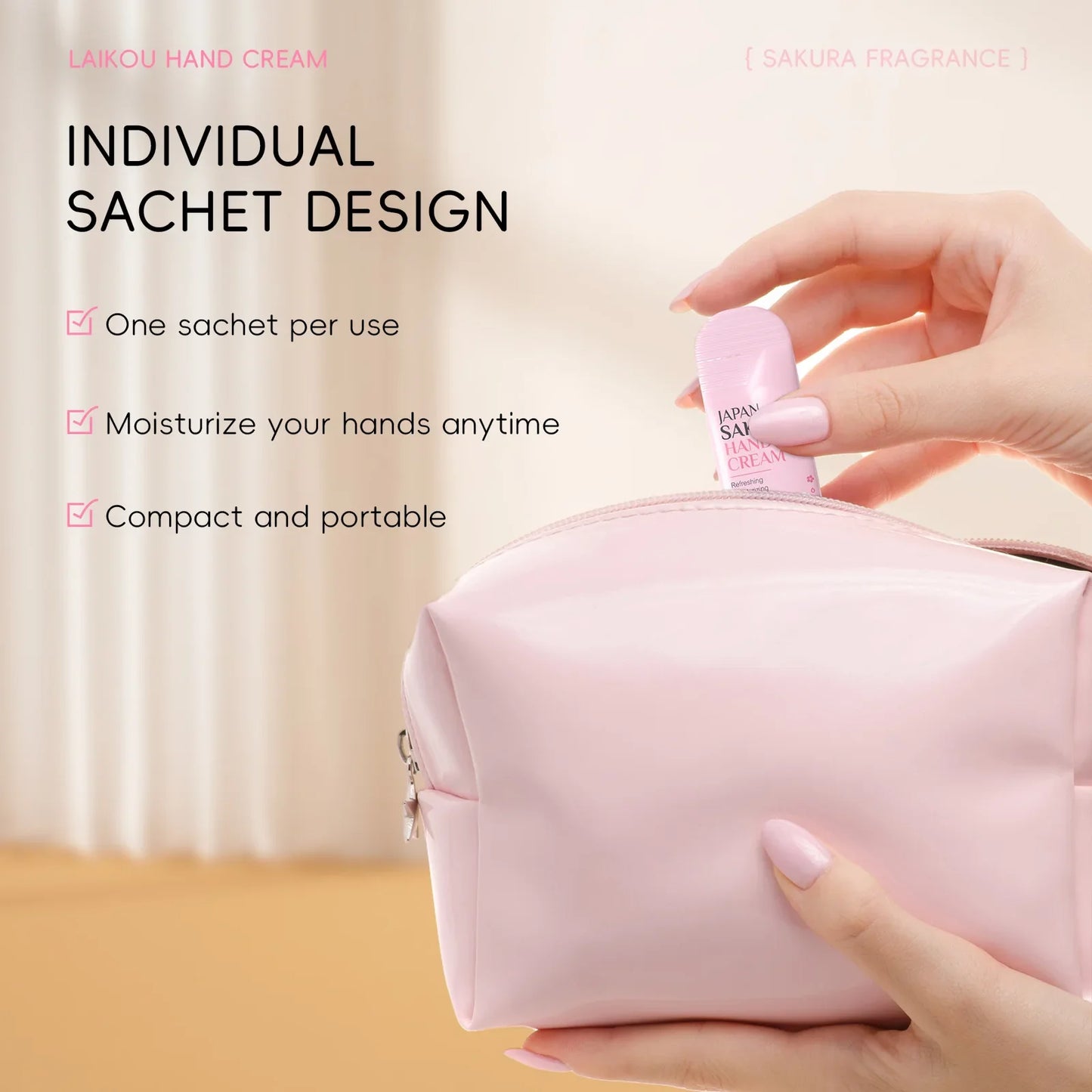 7pcs Collagen Sakura Hand Cream Skin Soften Nourish Care Deep Cracked Repair Beauty Products Girl Moisturizing Hand Skin Tri Light Beauty