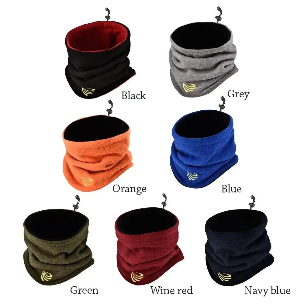Fashion Winter Camping Warm Fleece Neck Gaiter Ski Tube Scarf Snowboard Face MaskFor Men Women Outdoor Cycling Cold-proof Collar Pi-Mart