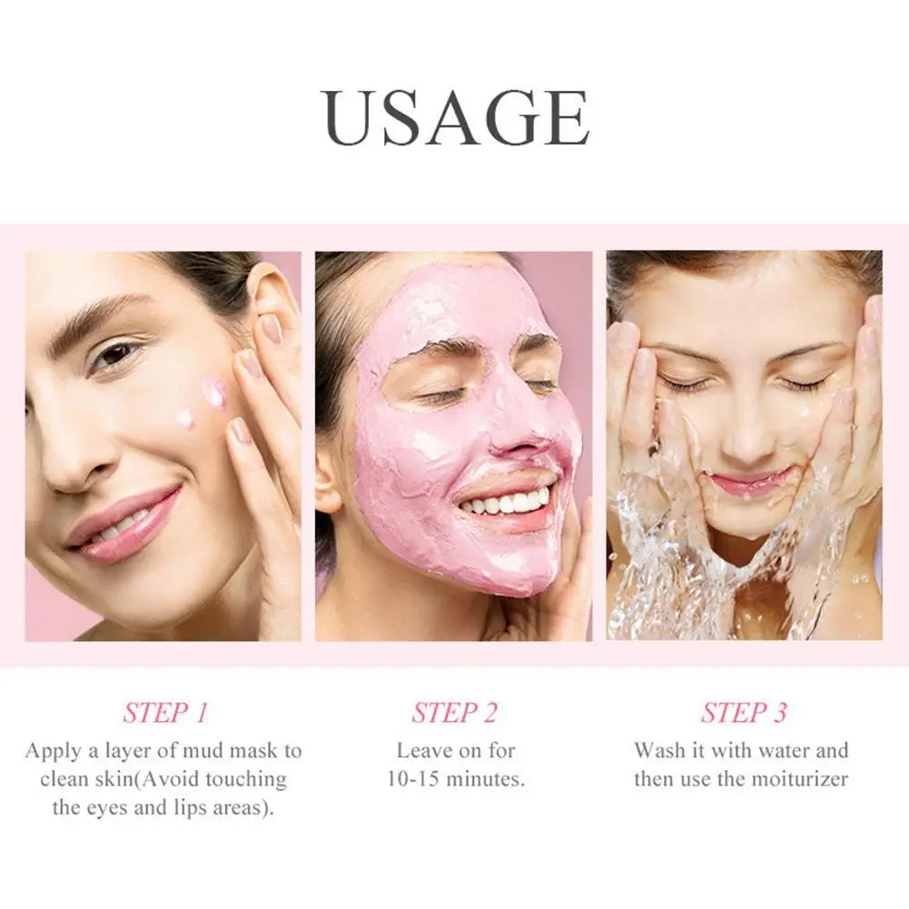 12pcs Sakura Mud Mask Brightening Hydrating Face Mask Luminous Skin Clean Facial Cleansing Clay Hydrating Anti Wrinkle Skincare Pi-Mart
