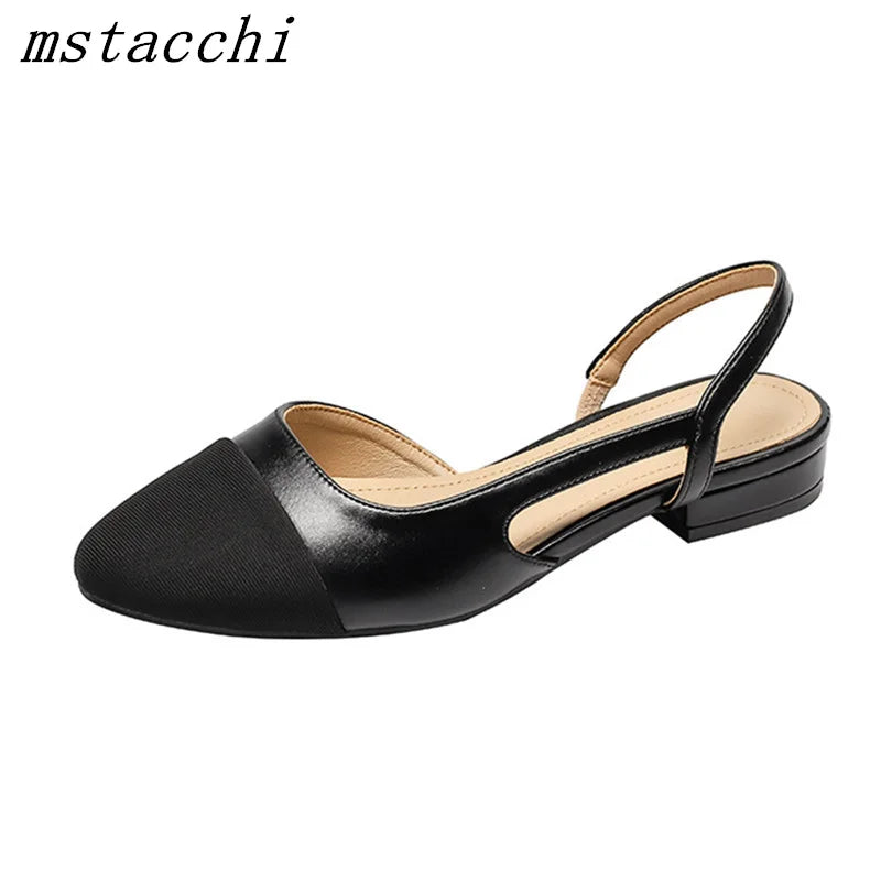 All-match Flat Shoes Women Sandals Non-Slip Soft Leisure Shoes Mixed Colors Comfort Low Heel Femme Thick Bottom Designer Shoes LadyShow.Store