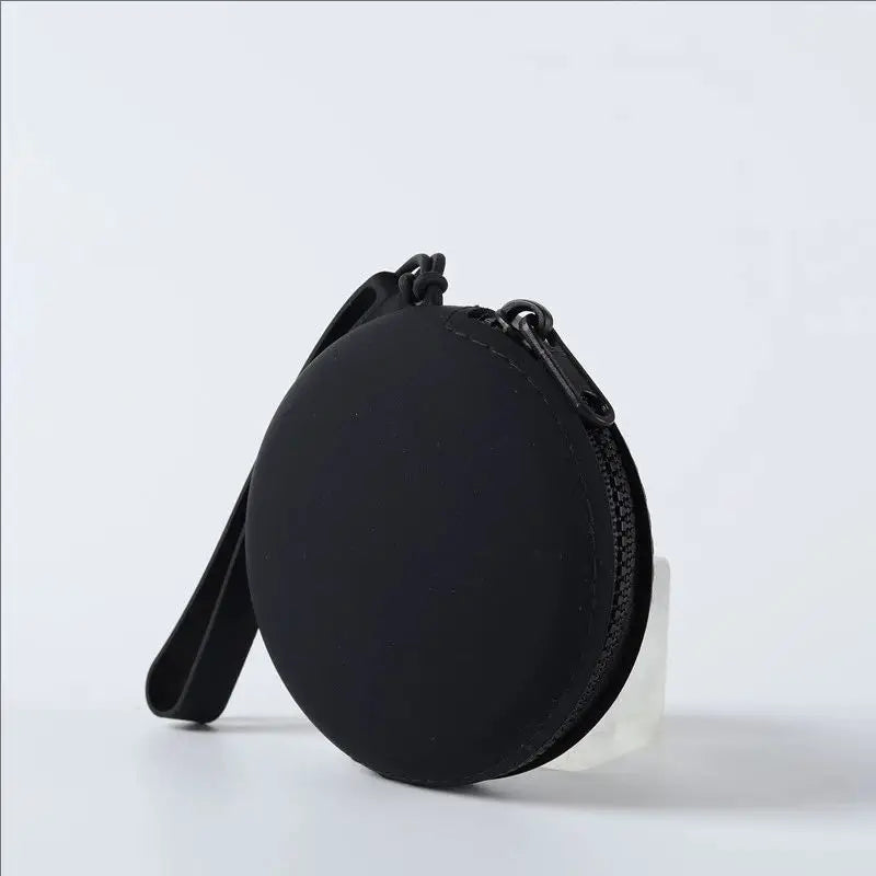 1Pc Silicone Pet Treat Pouch Portable Travel Training Bag Round Silicone Snack Bag for Dogs and Cats Pet Accessories Pi-Mart