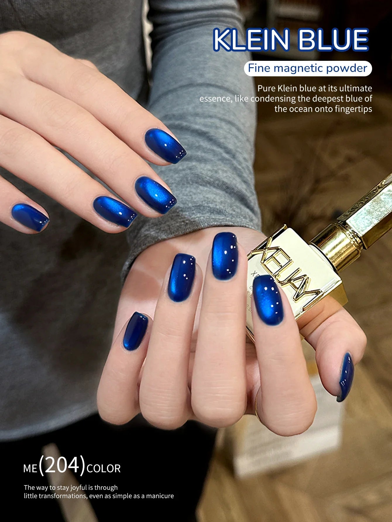 XEIJAYI 1pc 15ML Blue cat eye Nail Gel polish Semi Permanent Nail Art Soaking UV LED Nail Salon DIY Nail Salon Gel Tri Light Beauty