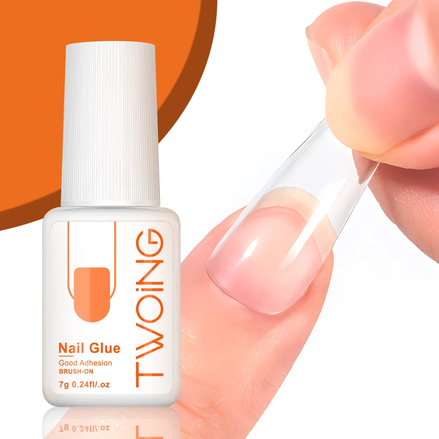 7g Super Strong Nail Glue For False Nail Tips, Acrylic Nails,Press On Nails,Fake Nails Art Decoration Lasting Adhesion Tri Light Beauty