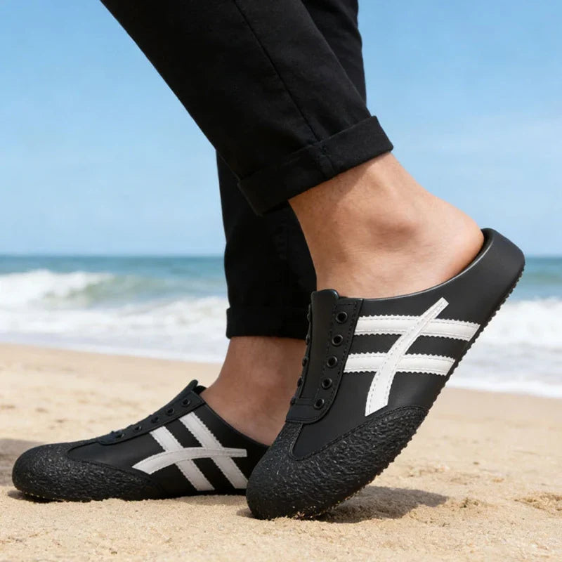 Fashion Design Eva Birken Slippers Women Lightweight Closed Toe Non Slip Beach Clogs Shoes Woman Soft Flat Sole Mules Slippers LadyShow.Store
