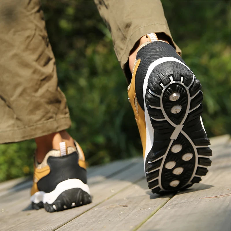 Men Shoes Leather Casual Shoes For Men Sneakers Spring Autumn Winter Shoes For Male Tennis Lightweight Walking Shoes Pi-Mart