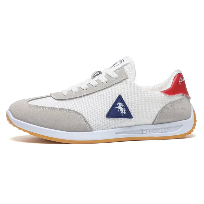 New 2026 Men's Casual Comfortable Breathable Sports Shoes Lightweight Anti-slip Wear-resistant Canvas Low-top round Toe Slip-On Pi-Mart