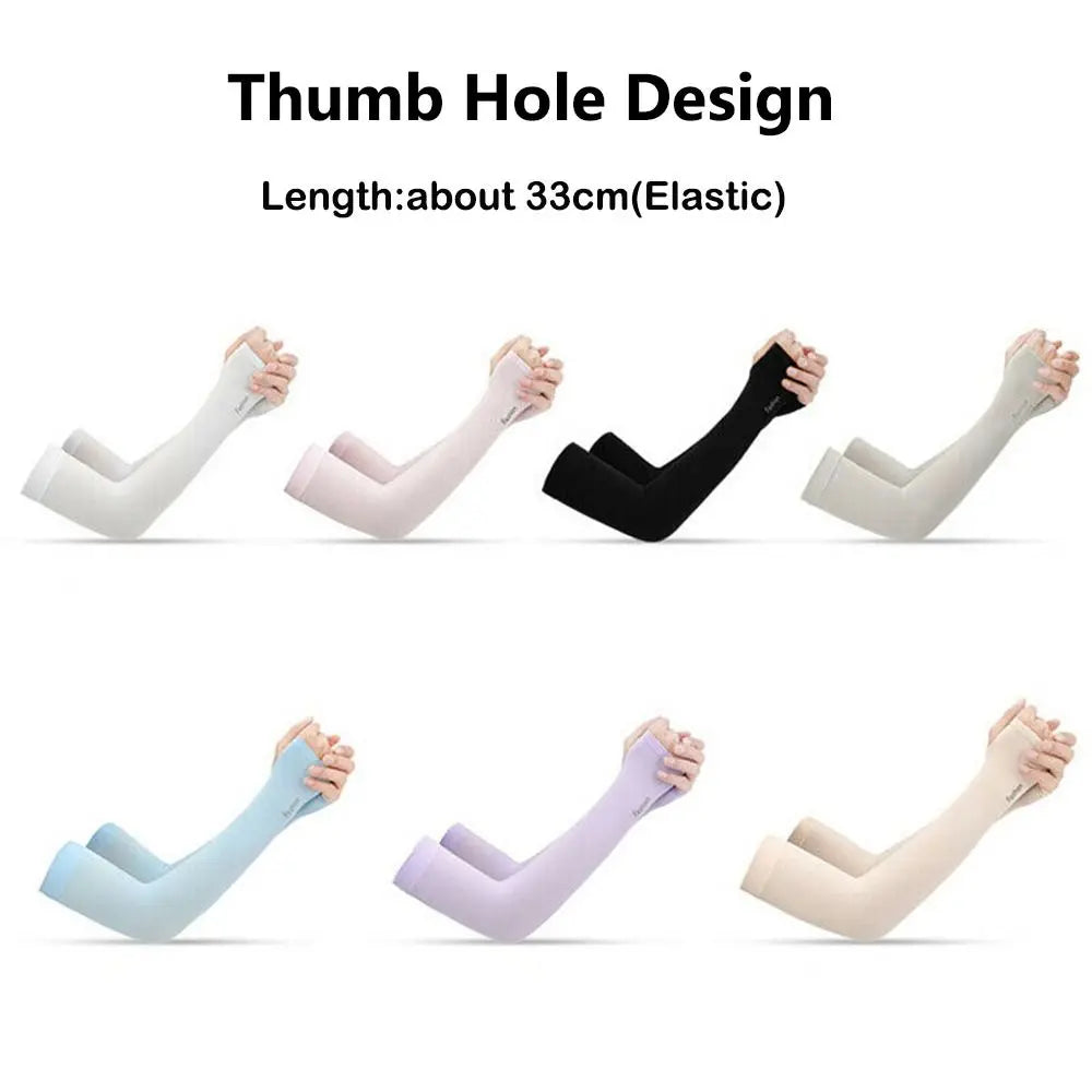 Warmer Running Summer Cooling Basketball Outdoor Sport Arm Sleeves Sun Protection Arm Cover Pi-Mart
