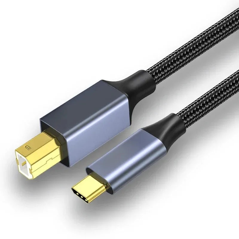 USB C to USB B 2.0 Printer Cable Electronic Organ Cable Type C USB B for Computer Laptop Phone to Fax Machine Scanner Universal Pi-Mart