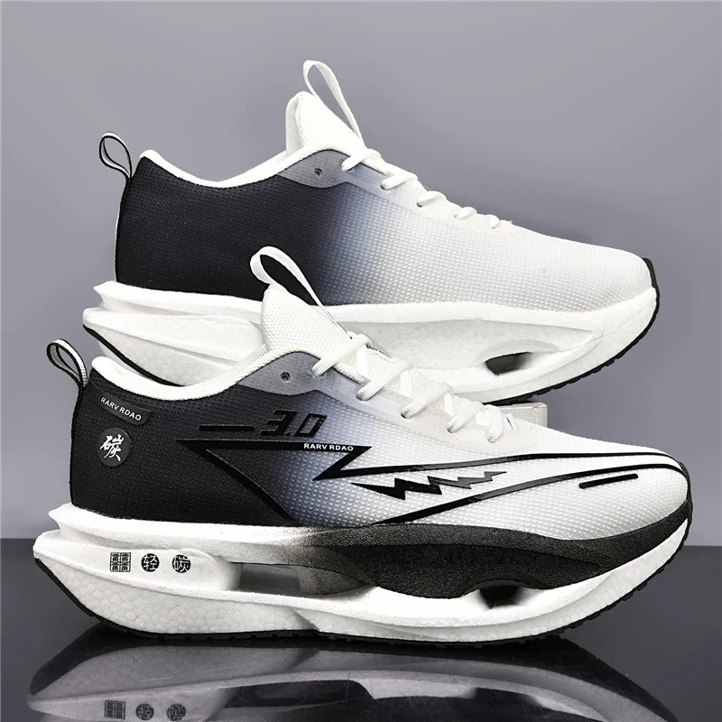 2026 Running Shoes Carbon Board Marathon Men Sports Breathable Lightweight Women's Comfy Athletic Antiskid Sneakers Casual New Pi-Mart