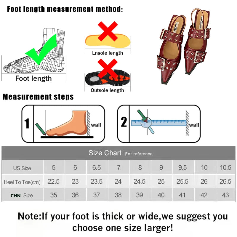 Women Flat With Shoes 2026 Designer Luxury Buckle Fashion Ladies Flats Shoes Slingback Pointed Toe Casual Female Sandals Mules Pi-Mart