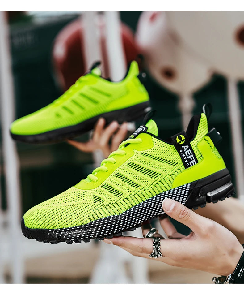 New Men Running Shoes Breathable Outdoor Sports Shoes Lightweight Sneakers for Men Comfortable Athletic Training Footwear Pi-Mart