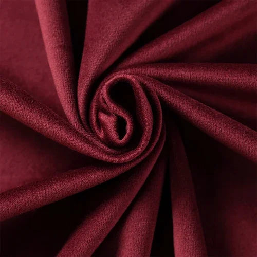 Velvet Fabric By The Meter for Tablecloth Diy Sofa Covers Curtains Sewing Thickened Soft Cloth Plain Black White Winter Textile Pi-Mart