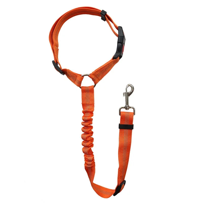 Reflective Pet Dog Car Seat Belt Puppy Collar Walking Travel Car Accessories Cat Leash Harness for Small Dogs Pet Car Supplies Pi-Mart