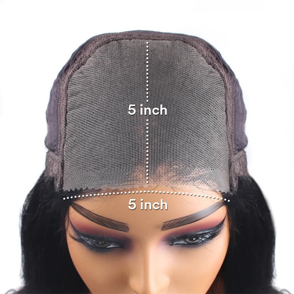 Glueless Wig Deep Wave Human Hair Wigs Ready To Wear Pre-Cut Lace Wear And Go Glueless Wigs Lace Front Human Hair Wig For Women LadyShow.Store