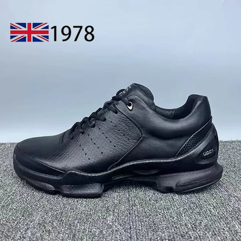 New Mens Casual Shoes Quality Genuine Leather Shoes For Men Lace-up Breathable Fashion Flats Male Black Shoes Pi-Mart