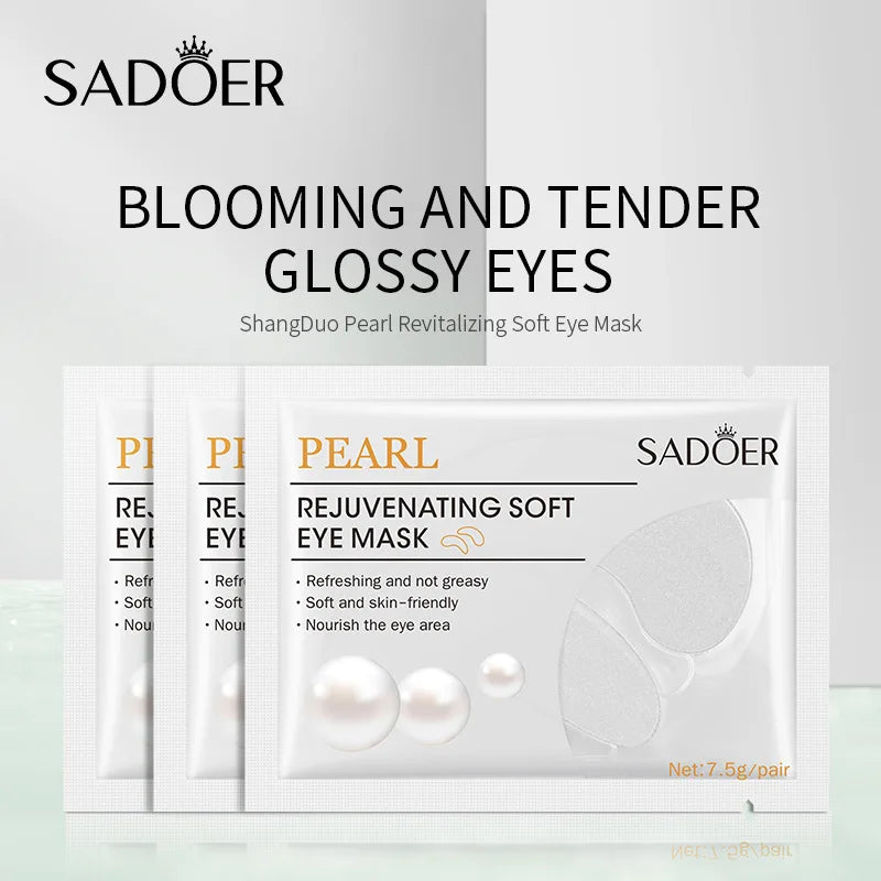5/10/20 Pairs SADOER Crystal Collagen Eye Mask Anti Dark Circles Removal Eyes Bag Moisturizing Eye Patches Beauty Eyes Skin Care Tri Light Beauty