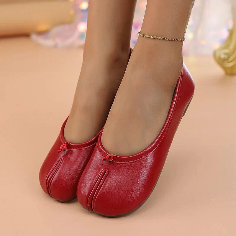 2026 All-Season New Women's Gentle Flat Sole Flats - Bowknot Comfortable Mom Shoes, Multiple Options Available Casual Shoes Pi-Mart