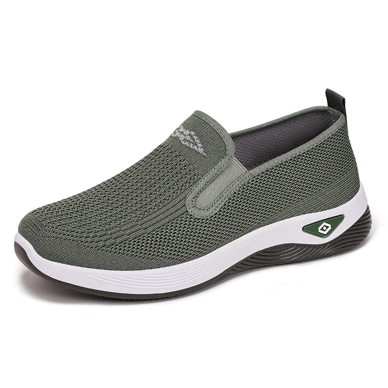 Women's Shoes Spring and Autumn New Mesh Breathable Casual Shoes Outdoor Lightweight Non-slip Wedge Heel Thick-soled Sneakers Pi-Mart