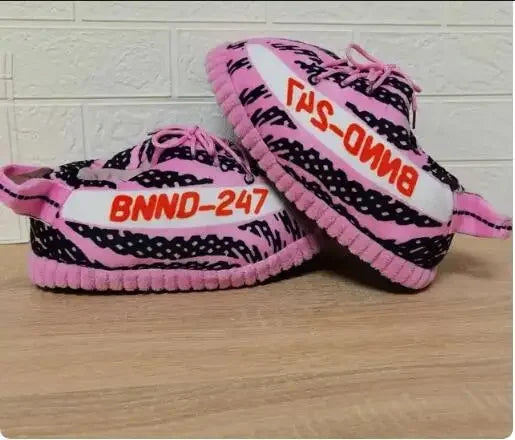 Winter Cotton Plush Shoes Women Warm Cute Indoor Home Slides Unisex One Size Sneakers Man Fashion Soft Floor Slippers  36-45 Pi-Mart