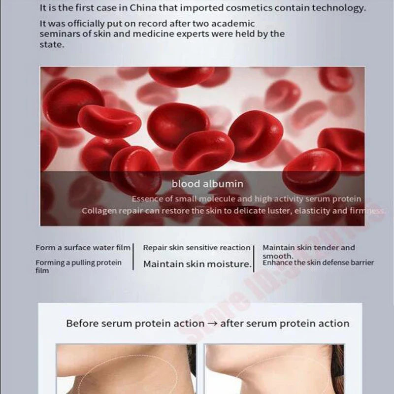 7ML Umbilical Cord Blood Collagen Essence Softening Skin Moisturizing Nourishing Firming Face Serum Beauty Skin Care Products Tri Light Beauty