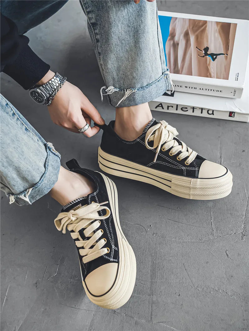 Luxury Men's Sneakers Casual Breathable Trainer Race Fashion Loafers Running Shoes for Male Tenis Pi-Mart