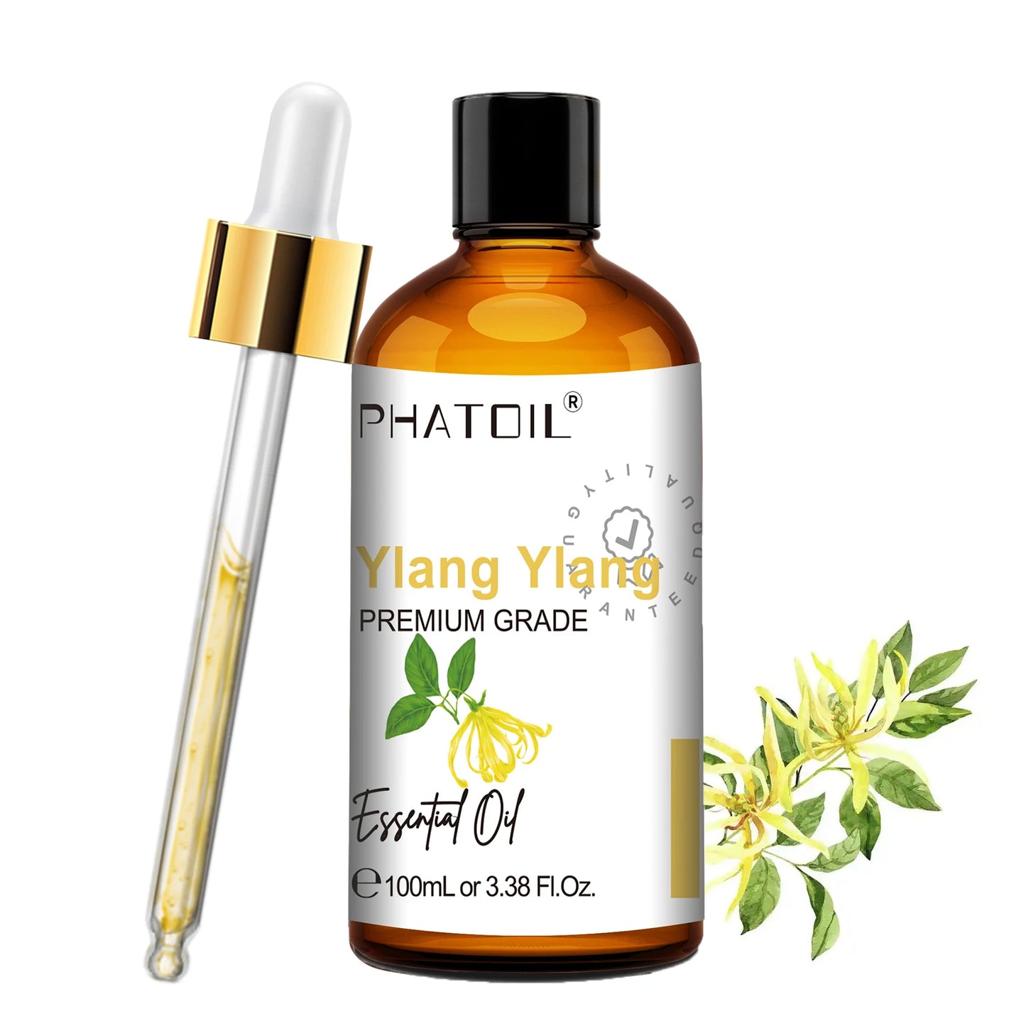 PHATOIL Natural Essential Oil for Diffuser Candle Making-100ml Sandalwood Eucalyptus Citronella Lavender Vanilla Essential Oils Pi-Mart
